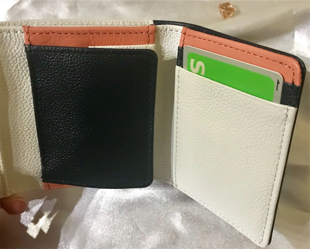 ミニ財布のカードポケット